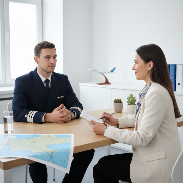 Psychologist Support and Evaluation Criteria in Pilot Interviews